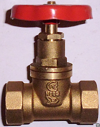 Кран шаровой латунный 15Б1п - 32 SKS 5 40 (вентиль)